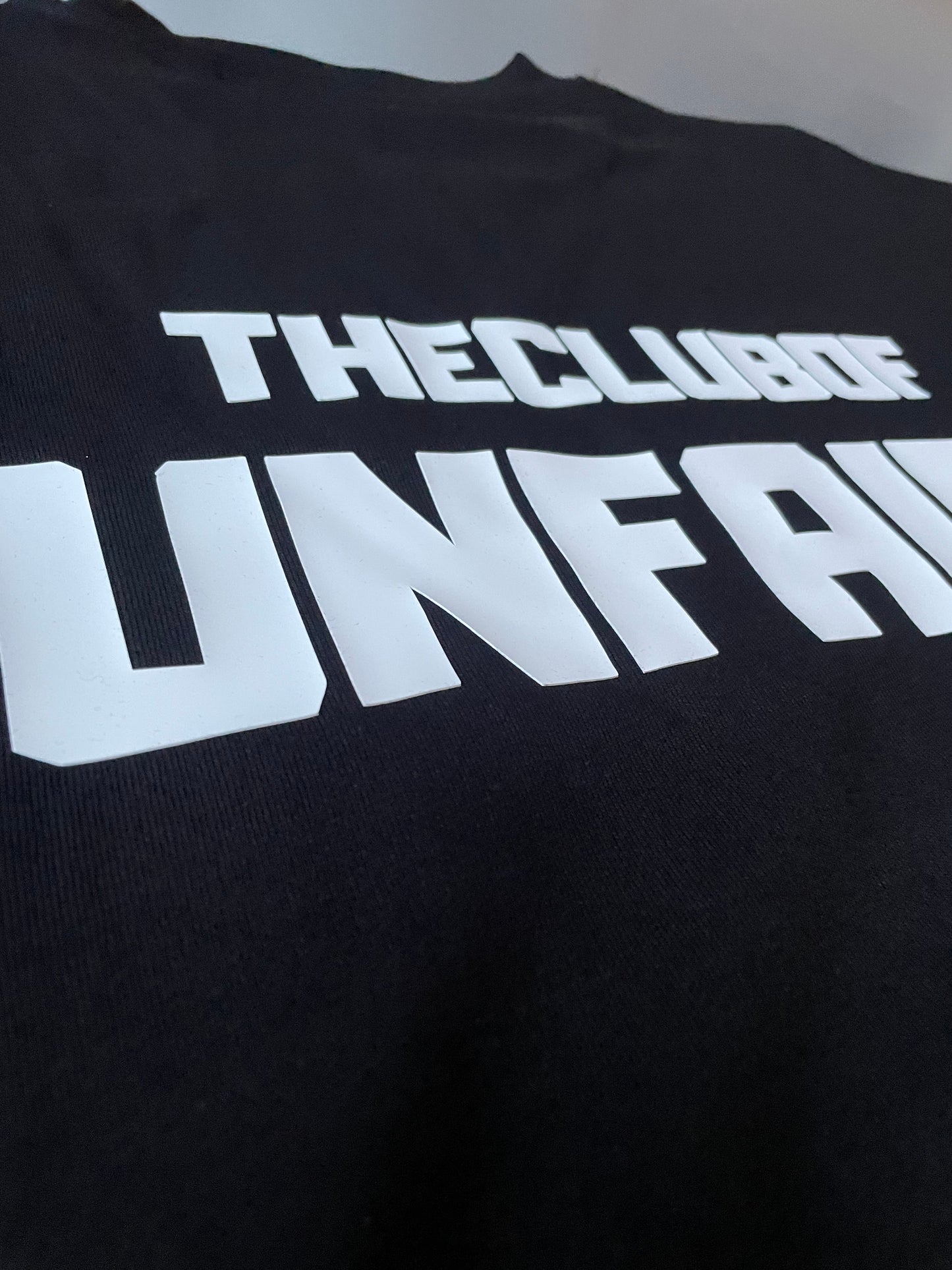 THECLUBOF SILICONE TEE BLACK